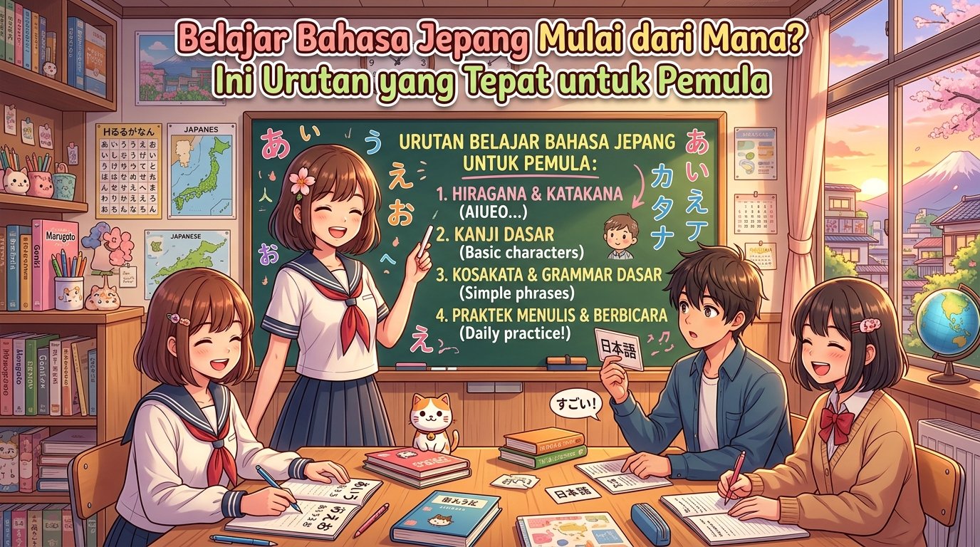 Belajar Bahasa Jepang Mulai dari Mana? Ini Urutan yang Tepat untuk Pemula